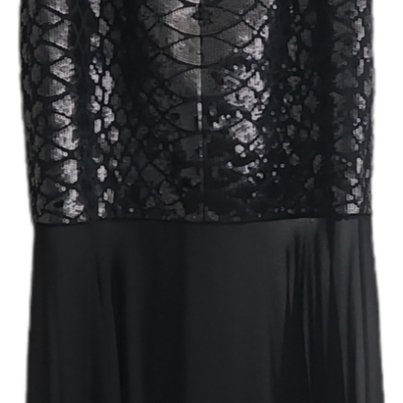 Bcbgmaxazria Marielle Paython Tulle-Hem Sequin Gown - Picture 5 of 5